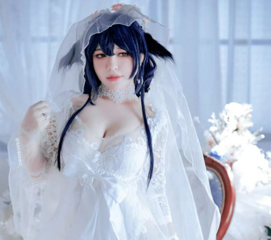 BANBANKO半半子cosplay碧蓝航线·吾妻花嫁图集作品