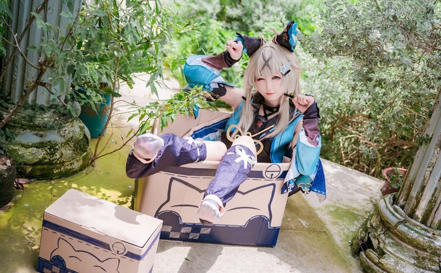 越南妹妹kuukow cos雷神纳西,cosplay图片资源合集