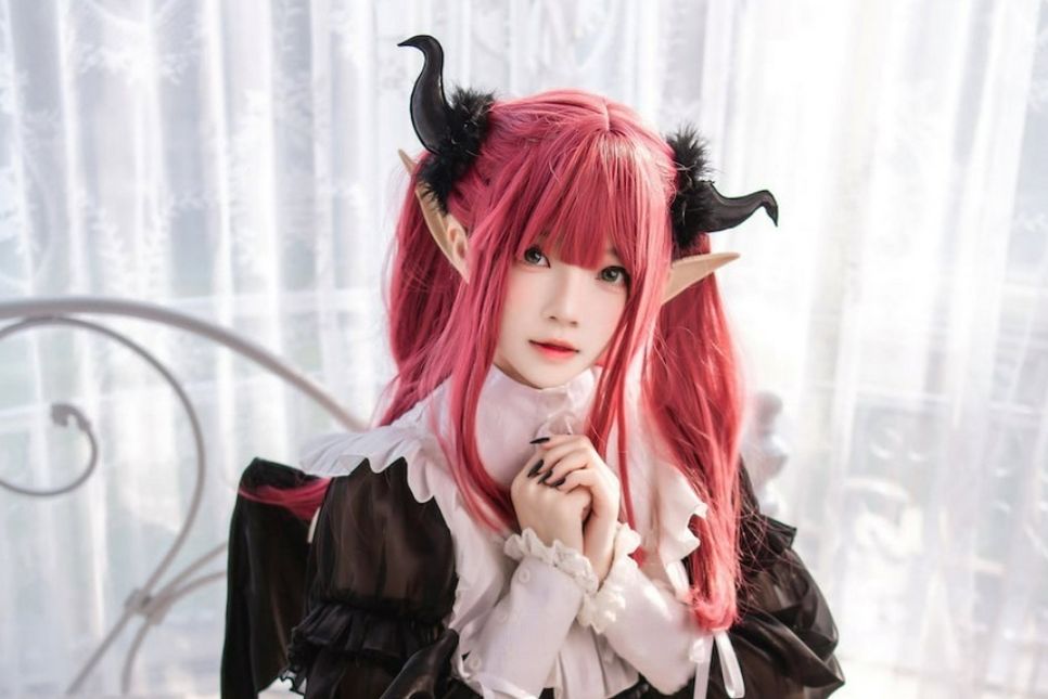 桜桃喵cosplay魅魔图片合集1