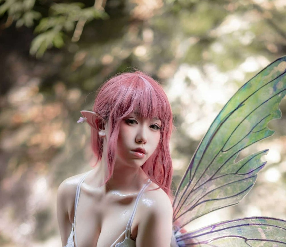 一北亦北（亦南南南）cosplay花精灵图集作品，美丽与灵动，自然界的精灵再现