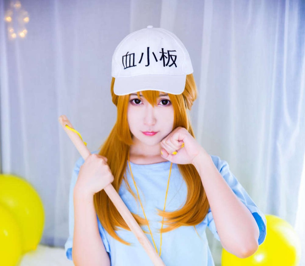 MisswarmJ小暖 cos Platelet-chan·血小板cos，血小板的可爱与活力，细胞工作中的小天使