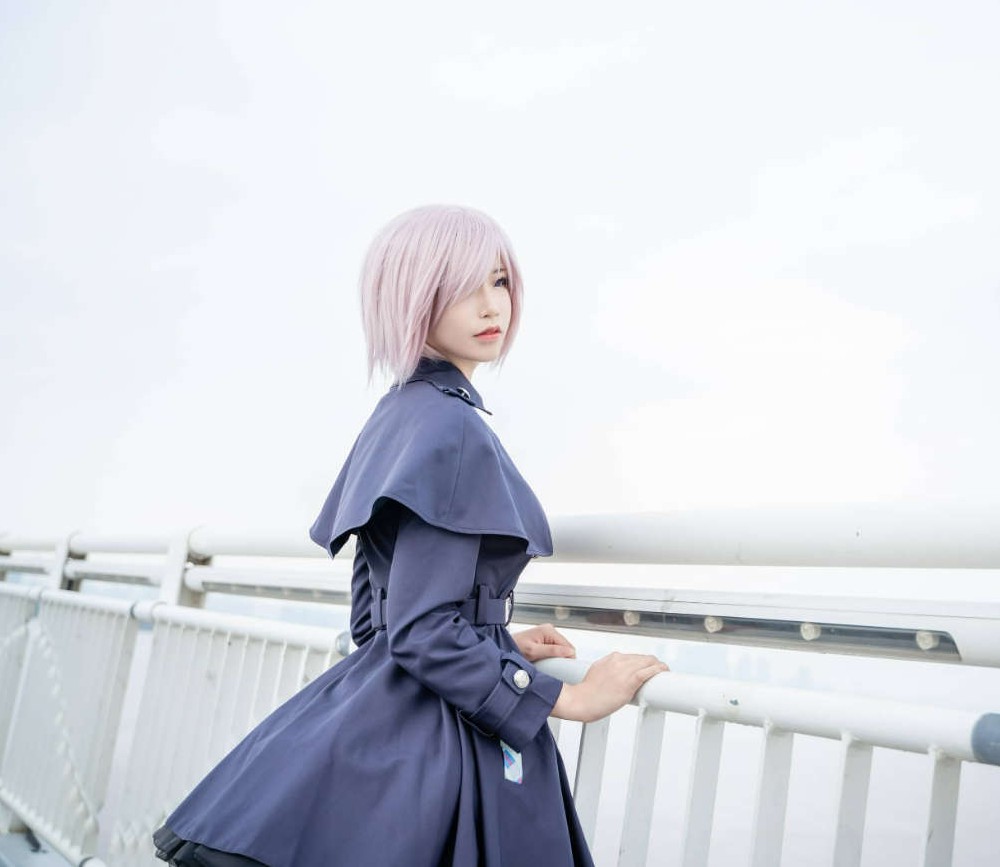 爱老师_PhD玛修cosplay作品图集：盾之少女，保护世界的坚强之心