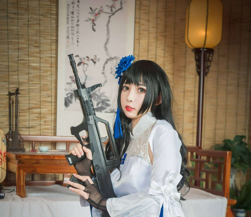 雯粥粥i（小酥酱）95式玉玲珑旗袍cosplay作品图集：复古韵味，展现东方女性的典雅气质